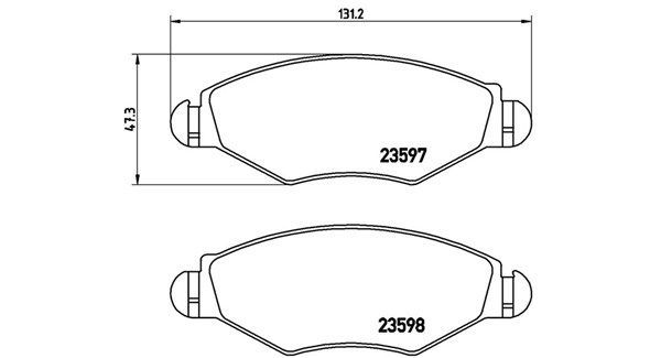 MAGNETI MARELLI Bremžu uzliku kompl., Disku bremzes 363700461063